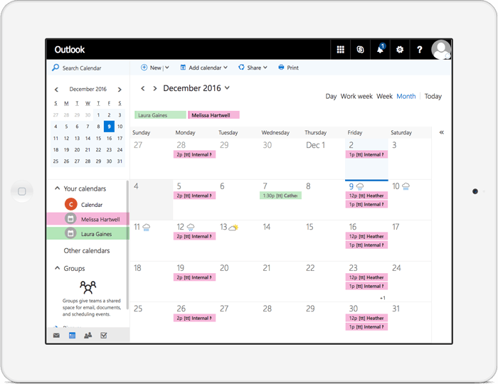 Seamlessly integrate your booking system with your Office 365 calendar